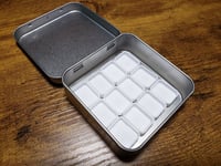 Image 6 of CUSTOM - Small Steel Magnetic Palette: Your Choice of Mica Watercolors 24 1/6th, 12 1/4th, 12 1/2...