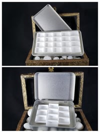 Image 7 of Boxed Set of 10 20 12 or 24 Pans Your Choice 108 Mica Colors Handmade to Order Watercolors; 3 Siz...