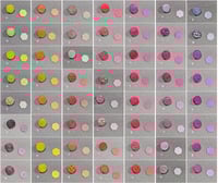 Image 8 of Handcrafted Mica Watercolor Paints Select from 217 Colors in 2.5 ml white Ceramic Pots