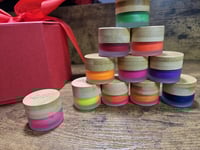 Image 2 of Giallo Neon Matte Vivid Color Collection Handmade Water Color Paints in 5ml Glass Jars Buy 1 or 1...