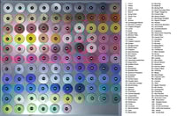 Image 9 of CUSTOM - Small Steel Magnetic Palette: Your Choice of Mica Watercolors 24 1/6th, 12 1/4th, 12 1/2...