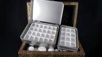 Image 8 of Boxed Set of 10 20 12 or 24 Pans Your Choice 108 Mica Colors Handmade to Order Watercolors; 3 Siz...