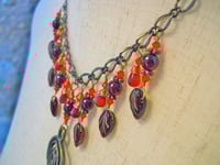 Image 1 of Fire Goddess Bronze Sun Spiral Red Vintage Crystal Red Siam Swarovski Tribal Steampunk Cosplay Da...