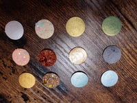 Image 5 of Magical Crafting Lammas Harvest Festival Metal Magnetic Palette 12 1/4 Pans  Handmade Boutique Wa...