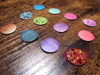 Image 7 of Magical Crafting Mabon Wicca Autumnal Solstice Metal Palette 12 1/4 Pans Handmade Boutique Waterc...