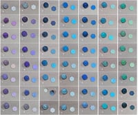 Image 9 of Handcrafted Mica Watercolor Paints Select from 217 Colors in 2.5 ml white Ceramic Pots