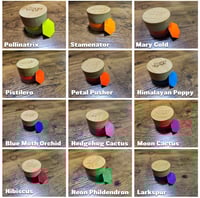 Image 3 of Giallo Neon Matte Vivid Color Collection Handmade Water Color Paints in 5ml Glass Jars Buy 1 or 1...