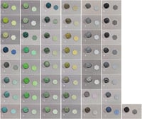 Image 10 of Handcrafted Mica Watercolor Paints Select from 217 Colors in 2.5 ml white Ceramic Pots
