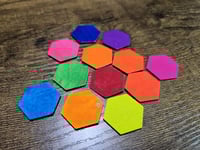 Image 4 of Giallo Neon Matte Vivid Color Collection Handmade Water Color Paints in 5ml Glass Jars Buy 1 or 1...