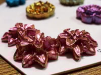 Image 7 of Magical Garden Watercolor Paints 26 Stunning Handmade Dazzling Diamond Mica Colors No Plastic Pan...