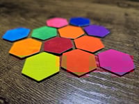 Image 6 of Giallo Neon Matte Vivid Color Collection Handmade Water Color Paints in 5ml Glass Jars Buy 1 or 1...