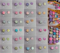 Image 10 of Magical Garden Watercolor Paints 26 Stunning Handmade Dazzling Diamond Mica Colors No Plastic Pan...