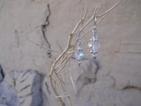 Image 3 of Bridal Renaissance Victorian Steampunk Tudor Wedding Necklace Earring Set Aurora Borealis Crystal...