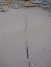 Image 4 of Dark Mysterious and Indigo Flames Opera Length Long Cascade Dangling Chain Pendant Necklace and E...