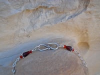 Image 5 of Inspired by the Tudors Velvety Red Necklace Earrings Set Renaissance Courtly Wear Fine Handmade O...