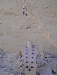 Image 2 of Inspired by the Tudors Amethyst Purple Crystal Swarovski Czech Crystal Renaissance Goth Victorian...