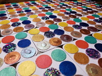 Image 2 of August Magical Crafting Egyptian Goddess Sekhmet Metal Magnetic Palette 6 x 1/4 and 3 x 1/6 Pans ...