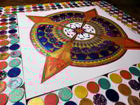 Image 3 of August Magical Crafting Egyptian Goddess Sekhmet Metal Magnetic Palette 6 x 1/4 and 3 x 1/6 Pans ...