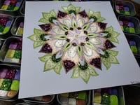 Image 5 of April Magical Crafting Saxon Goddess Ostara Metal Magnetic Palette 6x1/4 and 3x1/6 Pans Watercolo...