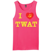 I <3 TWAT TANK TOP