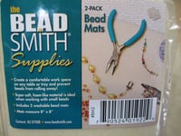 Set of 2 Beadsmith Bead Mats for Beading 8" x 8"