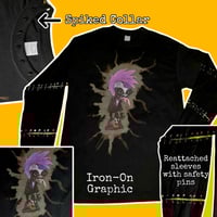 Image 2 of "Mona Lisa Bile" Reconstructed Spiked Long Sleeve