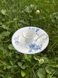 blue rose chamberstick