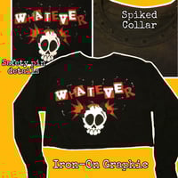 Image 2 of SKELLY DUVAL MALL GOTH SPIKED CROPPED TOP (RED)