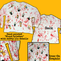 Image 2 of LIL VILLAINS BLOOD SPLATTER LONG SLEEVE