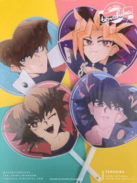 YGO Heart Hand Fans