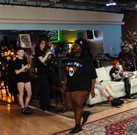 Image 3 of SKELLY DUVAL MALL GOTH TEE (PURPLE)