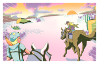 Image 2 of Cowboy Riso Print