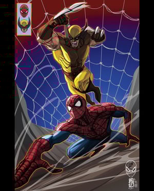 Image of Bob Layton Tribute Art Show -  Marvel Team-Up Homage // Alfredo Cardona 'acecore2kx' 