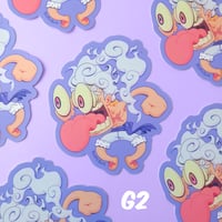 Image 3 of Gear 5 Luffy Stickers!