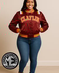 CLAFLIN CROPPED SATIN JACKET 