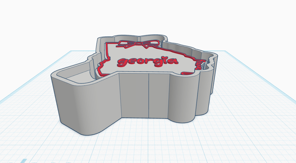 Image of Georgia w/ Bow Mold