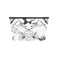 Image 4 of Women's BW Hibiscus Tribal Bandeau