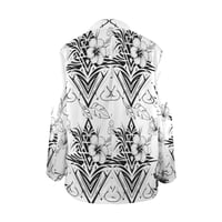 Image 5 of Women's Tribal Hibiscus Casual Blazer