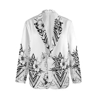 Image 4 of Women's Tribal Hibiscus Casual Blazer