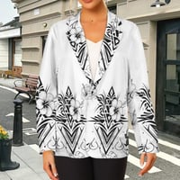 Image 2 of Women's Tribal Hibiscus Casual Blazer