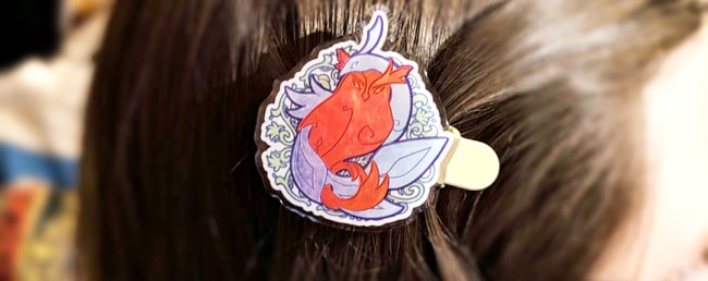 [KLCCON EXCLUSIVE] 1.5-2" in. Epoxy Hairclip/Hairtie [PREORDER]