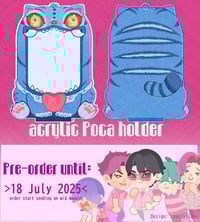 Image 1 of Kpop Demon Hunters Derpy poca photocard holder | PRE ORDER