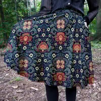 Image 1 of Rosemaling Midi Skirt PREORDER