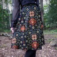 Image 4 of Rosemaling Midi Skirt PREORDER