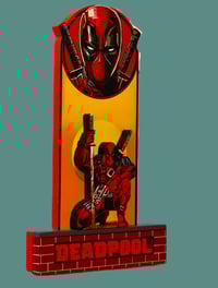 Image 5 of Deadpool Hand Crafted 3D Wooden Diorama Wall Décor