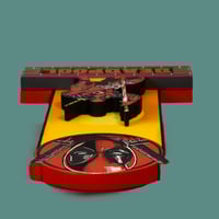 Image 11 of Deadpool Hand Crafted 3D Wooden Diorama Wall Décor