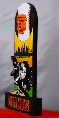 Image 7 of San Francisco Giants 3D Wooden MLB Diorama Cartooning Wall Hanging Décor