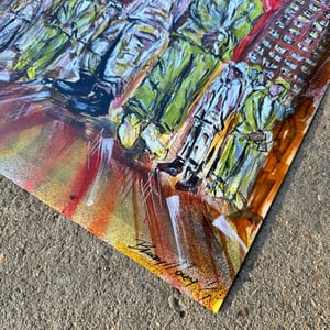 BLOODY MONEY / 1 of 1 HAND ALTERED PRINT