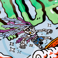 Image 2 of Ride The Wave - Foldable poster