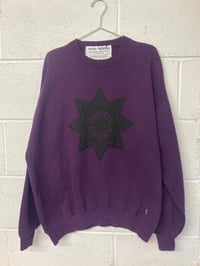 Image 1 of Blood & Fire, purple XL/XXL (26"P2P, 27"S2H, 34"C2C) 